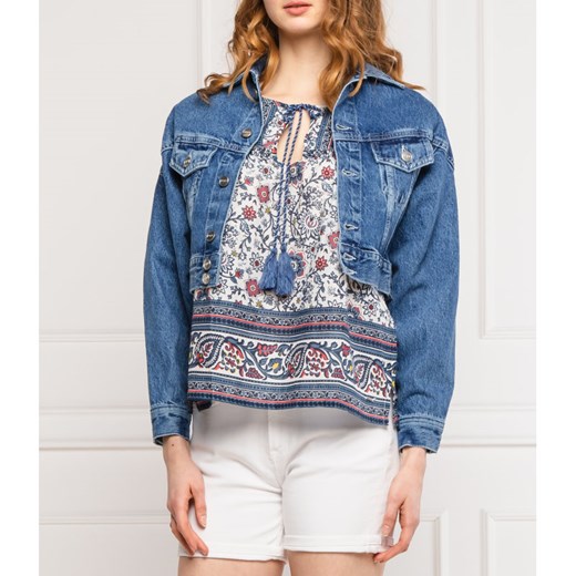 Pepe Jeans London Kurtka jeansowa VOLT | Loose fit XS wyprzedaż Gomez Fashion Store