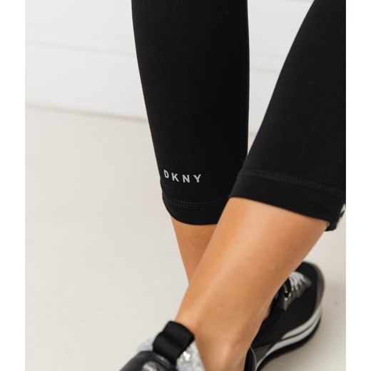 DKNY Sport Legginsy LOGO | Slim Fit M promocja Gomez Fashion Store