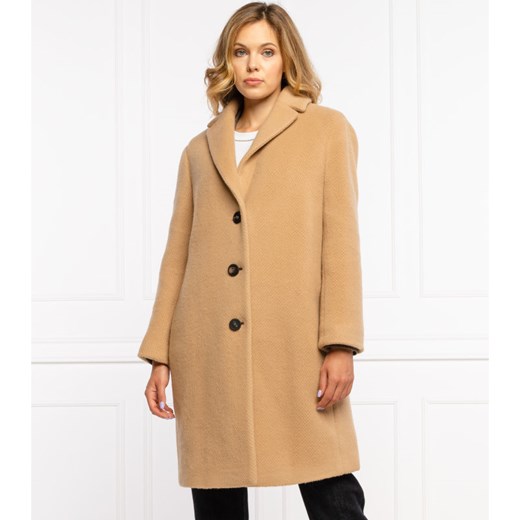 Peserico Wełniany płaszcz coat | z dodatkiem kaszmiru Peserico 34 okazja Gomez Fashion Store