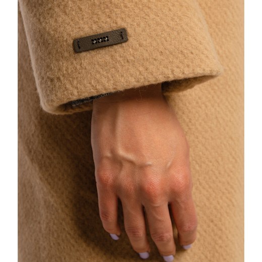 Peserico Wełniany płaszcz coat | z dodatkiem kaszmiru Peserico 34 promocyjna cena Gomez Fashion Store