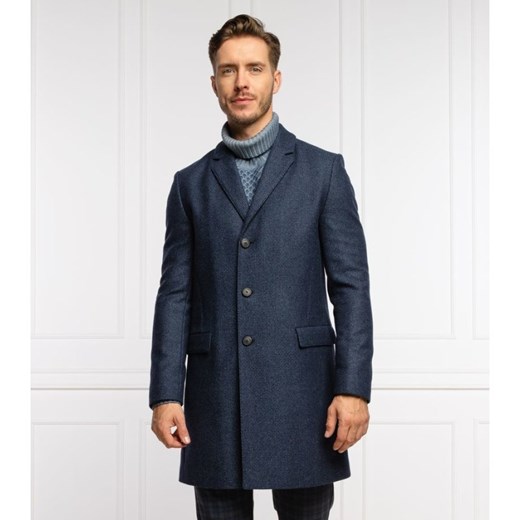 HUGO Wełniany płaszcz MIGOR 2141 52 okazyjna cena Gomez Fashion Store