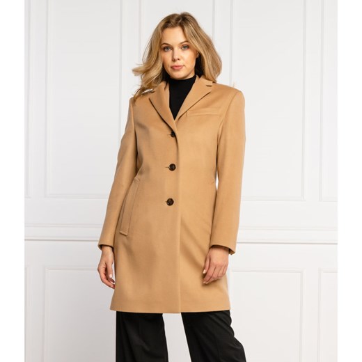 BOSS Wełniany płaszcz Celiya | z dodatkiem kaszmiru 42 okazja Gomez Fashion Store