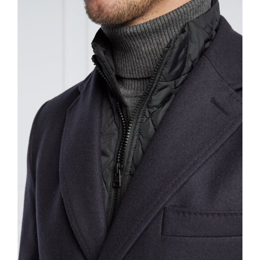 HUGO Wełniany płaszcz Milogan 2141 46 promocja Gomez Fashion Store