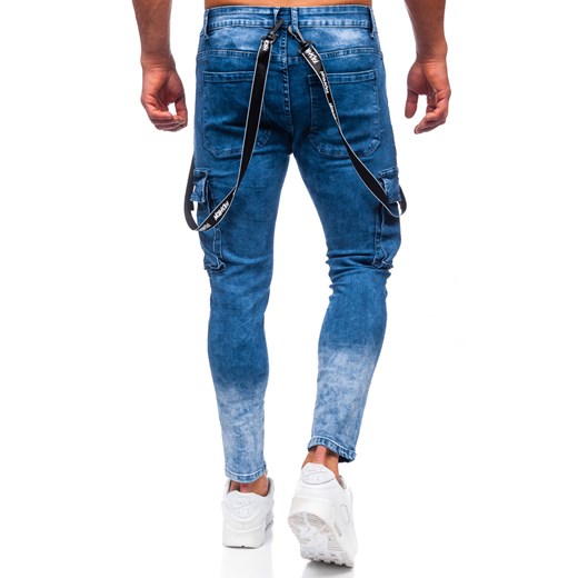 Denley jeansy męskie z elastanu 