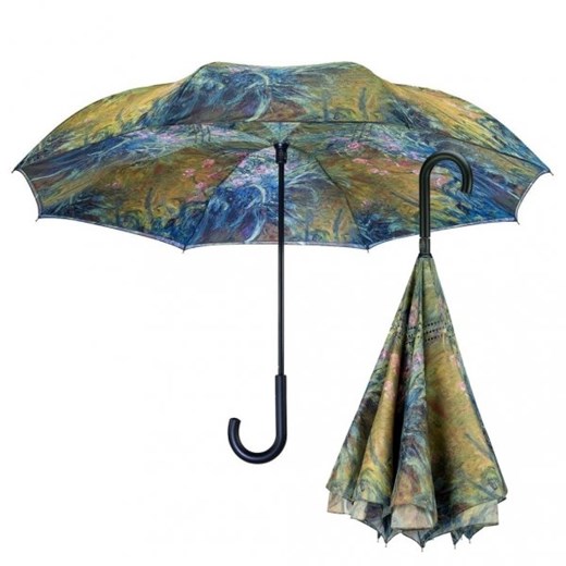 Claude Monet Irysy parasol odwrotny automat Galleria  Parasole MiaDora.pl