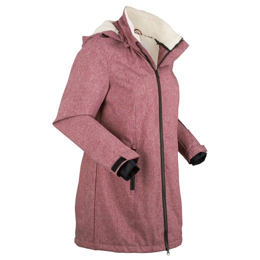 Długa kurtka outdoorowa funkcyjna z polarem barankiem | bonprix 54 bonprix