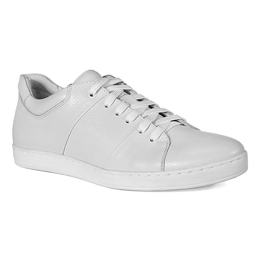 Białe sneakersy 4588 ze sklepu Domenoshoes w kategorii Trampki męskie - zdjęcie 128134133