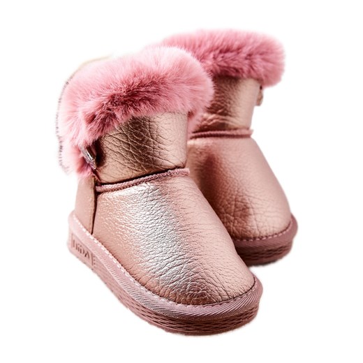 Buty zimowe dziecięce bez zapięcia śniegowce
