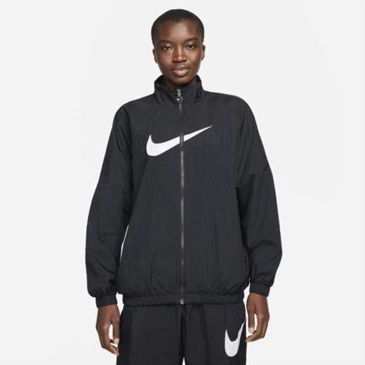 Damska kurtka z tkaniny Nike Sportswear Essential - Czerń Nike XS Nike poland