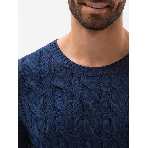 Granatowy sweter męski Ombre