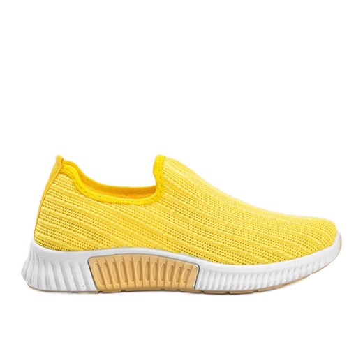 Żółte sportowe obuwie slip-on Roxy 39 ButyModne.pl