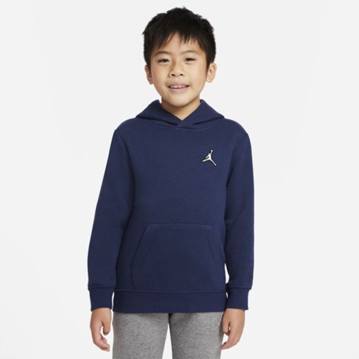 Bluza z kapturem dla małych dzieci Jordan - Niebieski Jordan 37.5 Nike poland