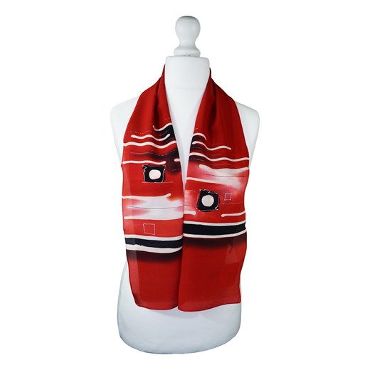 Szalik/chusta Jedwab Polski Milanówek elegancki