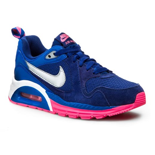 Półbuty NIKE - Air Max Trax 644470 401 Dp Ryl Blue/Metallic Silver/Hyper Cobalt Bl Roy/Argment/Bluhyp/Rose eobuwie-pl granatowy antypoślizgowe