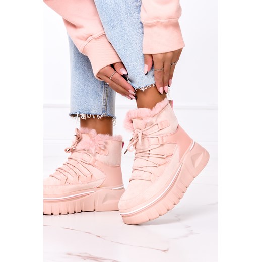 Śniegowce damskie Casu płaskie 