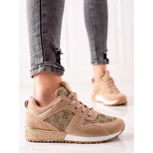 CzasNaButy buty sportowe damskie sneakersy na płaskiej podeszwie wiązane na lato 