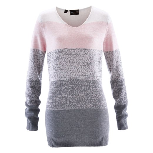 Długi sweter Premium z kaszmirem | bonprix 48/50 bonprix