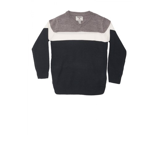 Sweater with edges terranova czarny sweter