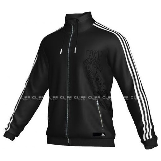 BLUZA ADIDAS BNCE T-TOP cliffsport-pl czarny błyszcząca