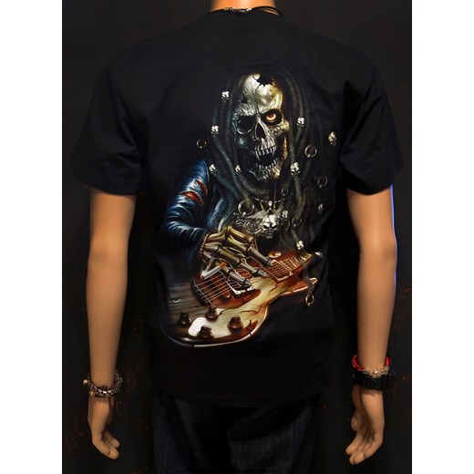 Koszulka świecąca w ciemności marki Rock Eagle - GITARZYSTA rockzone-pl brazowy farby do włosów
