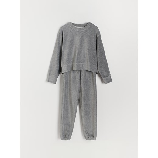 Reserved - Dwucześciowa piżama - Szary Reserved L wyprzedaż Reserved