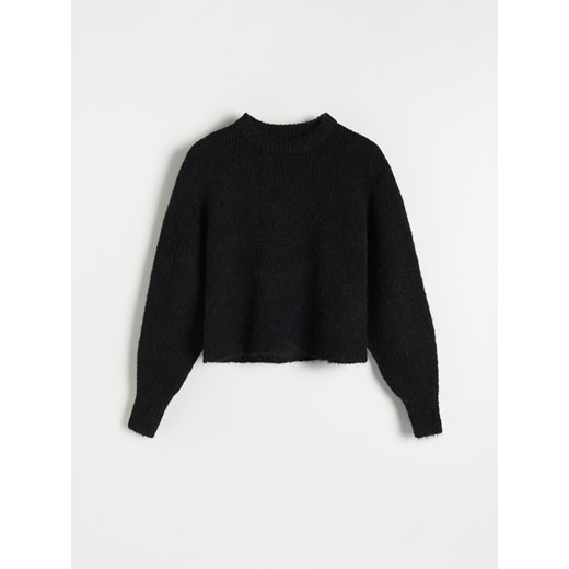 Reserved - Sweter z domieszką wełny - Czarny Reserved L wyprzedaż Reserved