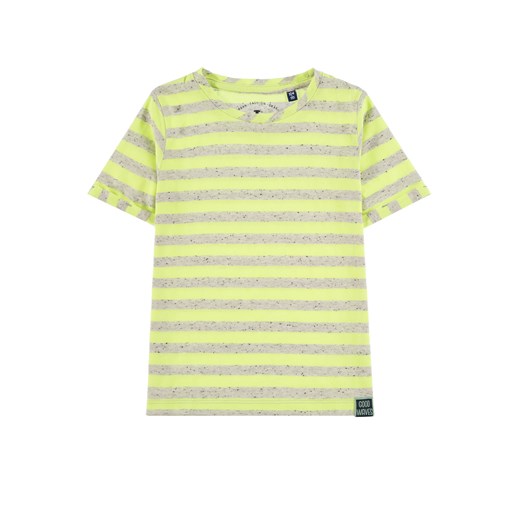 T-shirt chłopięcy, żółto-szary, paski, Tom Tailor Tom Tailor 92, 98 smyk okazyjna cena