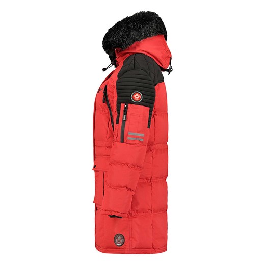 Płaszcz zimowy "Dalida" w kolorze czerwonym Canadian Peak L wyprzedaż Limango Polska