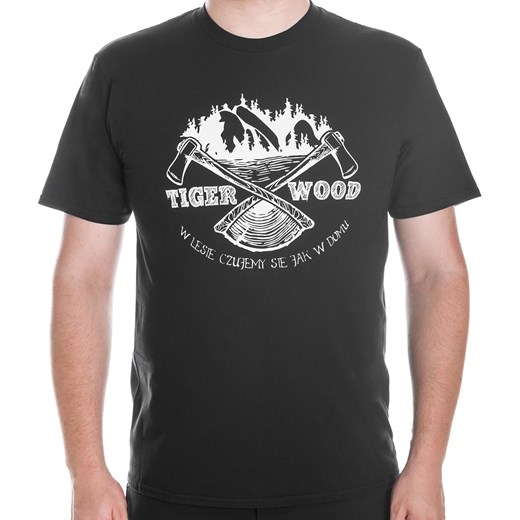 Koszulka T-Shirt TigerWood Two Axes - czarna Tigerwood L Military.pl