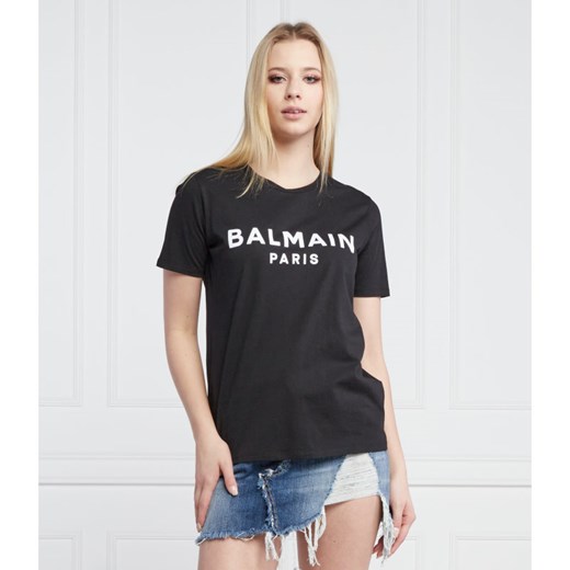 Balmain T-shirt | Classic fit M wyprzedaż Gomez Fashion Store