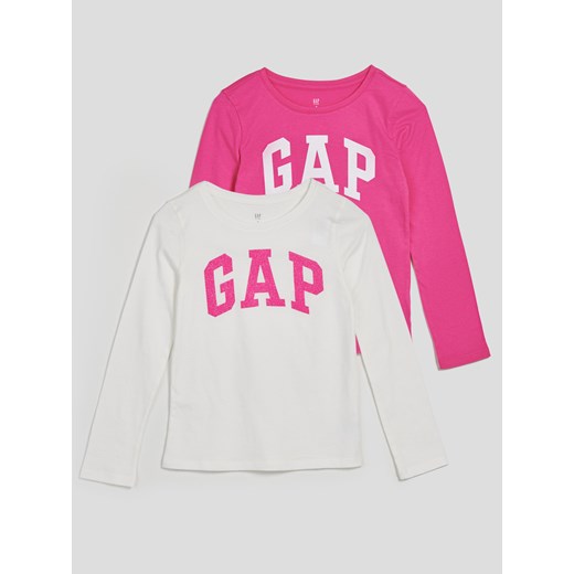 Bluzka dziewczęca różowa Gap 
