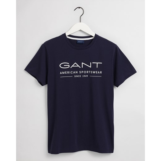 GANT męski T-shirt letni z krótkim rękawem Gant S Gant Polska wyprzedaż