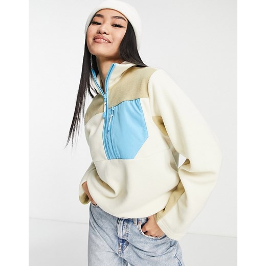 Bluza damska Monki beżowa z polaru