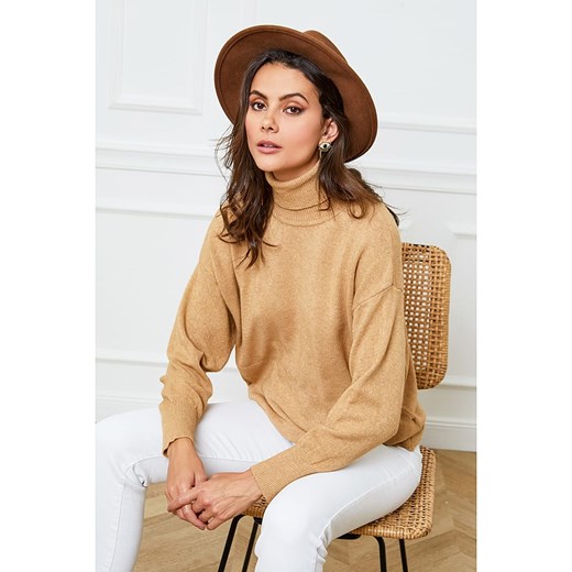 Sweter damski So Cachemire z golfem 