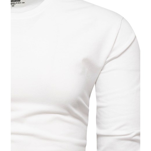 T-shirt męski Recea biały z bawełny 