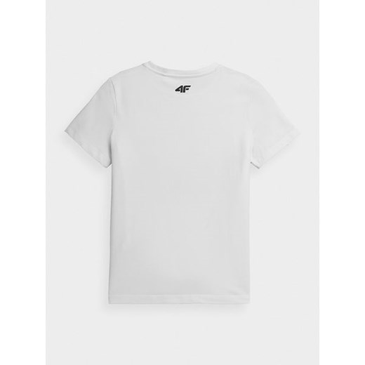 T-shirt chłopięce biały 4F 