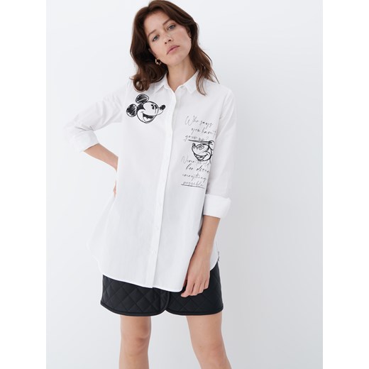 Mohito - Koszula Myszka Miki - Biały Mohito 40 promocja Mohito