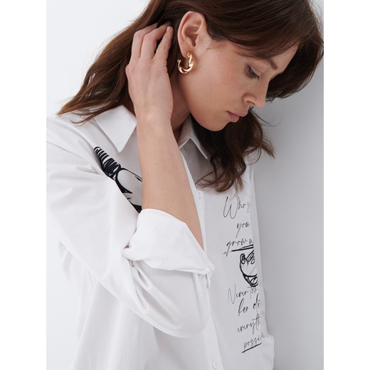 Mohito - Koszula Myszka Miki - Biały Mohito 32 Mohito okazja