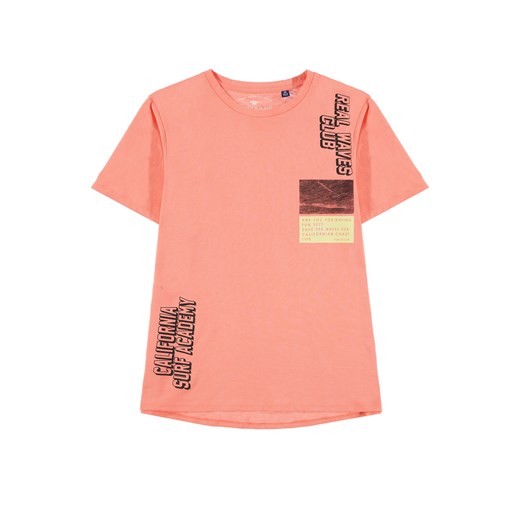 T-shirt chłopięcy, pomarańczowy, Tom Tailor Tom Tailor 176 smyk