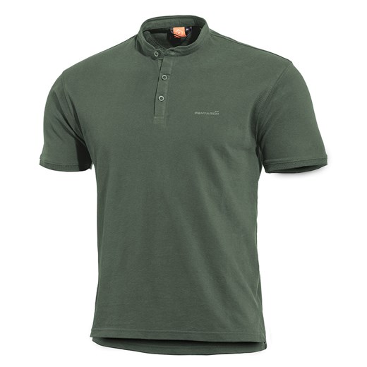 Koszulka T-Shirt Pentagon Levantes Henley Camo Green (K09025-06CG) Pentagon 3XL wyprzedaż Militaria.pl