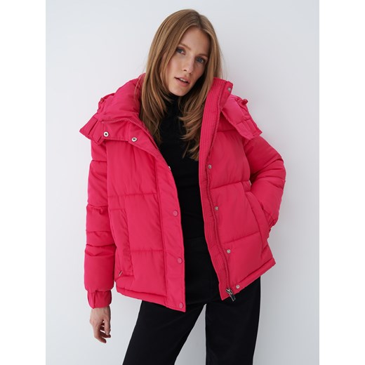 Mohito - Pikowana kurtka Eco Aware - Różowy Mohito 38 okazja Mohito