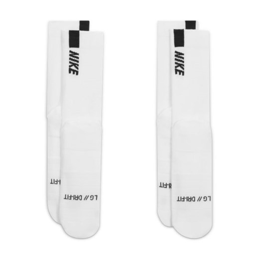Klasyczne skarpety Nike Multiplier (2 pary) - Biel Nike XL Nike poland