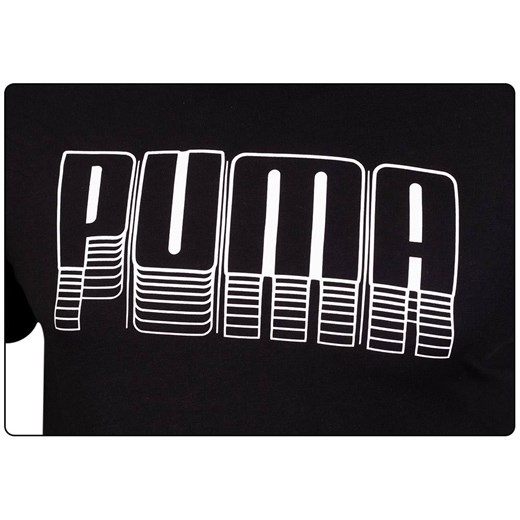 PUMA  KOSZULKA MĘSKA T-SHIRT PUMA BASIC TEE BLACK 587763 01 - Rozmiar: M Puma M okazja messimo