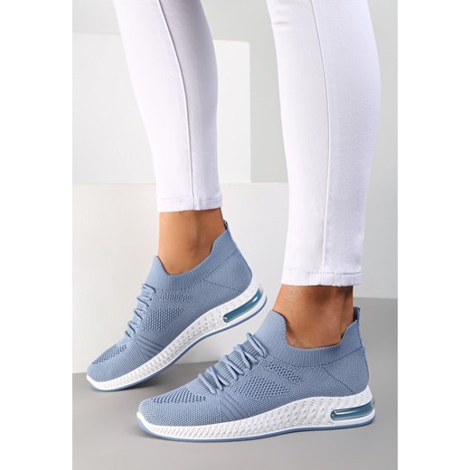Buty sportowe damskie Renee niebieskie sznurowane 