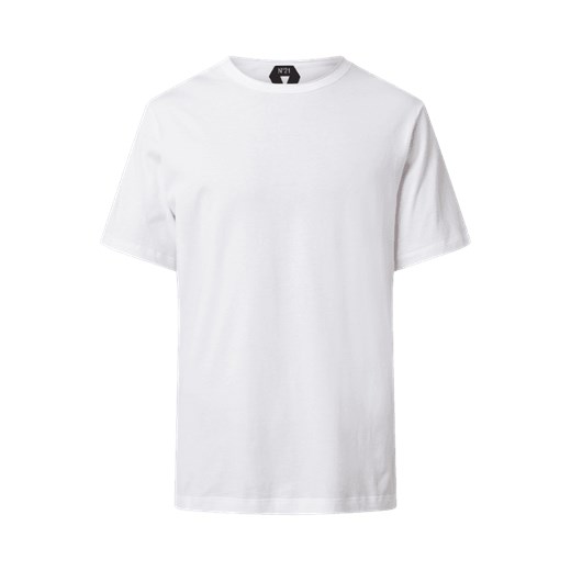 T-shirt męski No21 biały bawełniany 