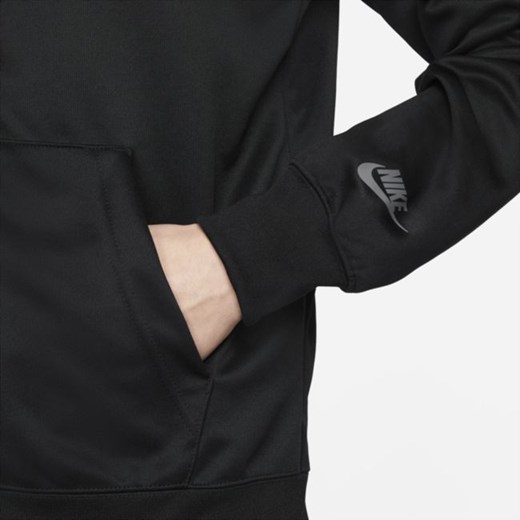 Męska bluza z kapturem i zamkiem na całej długości Nike Sportswear - Czerń Nike XL promocja Nike poland