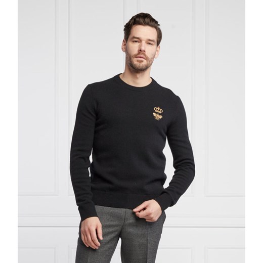 Dolce Gabbana Wełniany sweter | Regular Fit Dolce Gabbana 48 Gomez Fashion Store