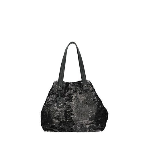 Shopper bag Nobo czarna na ramię bez dodatków duża 