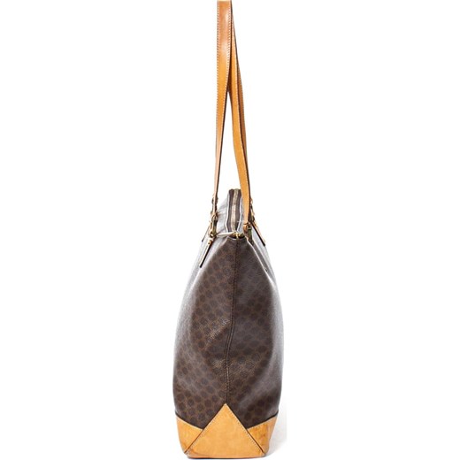 Skórzana torebka w kolorze brązowym - 35 x 27 x 10 cm Celine onesize Limango Polska okazja