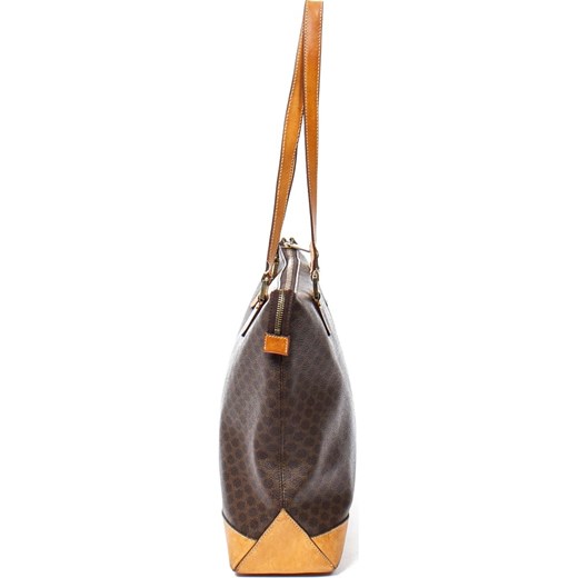 Skórzana torebka w kolorze brązowym - 35 x 27 x 10 cm Celine onesize promocja Limango Polska